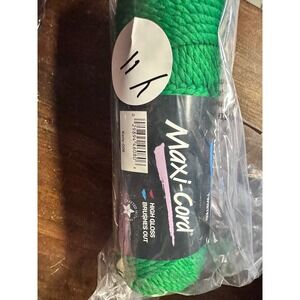 Maxi Cord 6mm 100 Yds Green Polypropylene Twisted Cord Style 35912